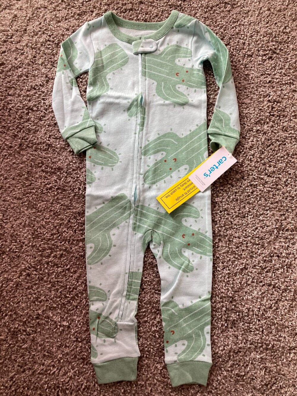 Carters Cactus Footie Pjs Size 18mo